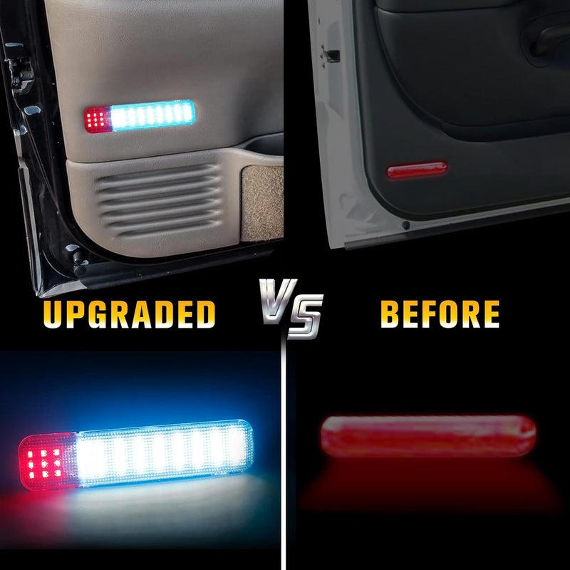 NDRUSH LED Interior Door Light Door Panel Courtesy Light Ice Blue Step Light Assembly Compatible with 1999-2006 Silverado/Sierra 1500 Yukon 1995-1999 C1500 C2500 C3500 2001-2006 3500 2500HD - Image 4